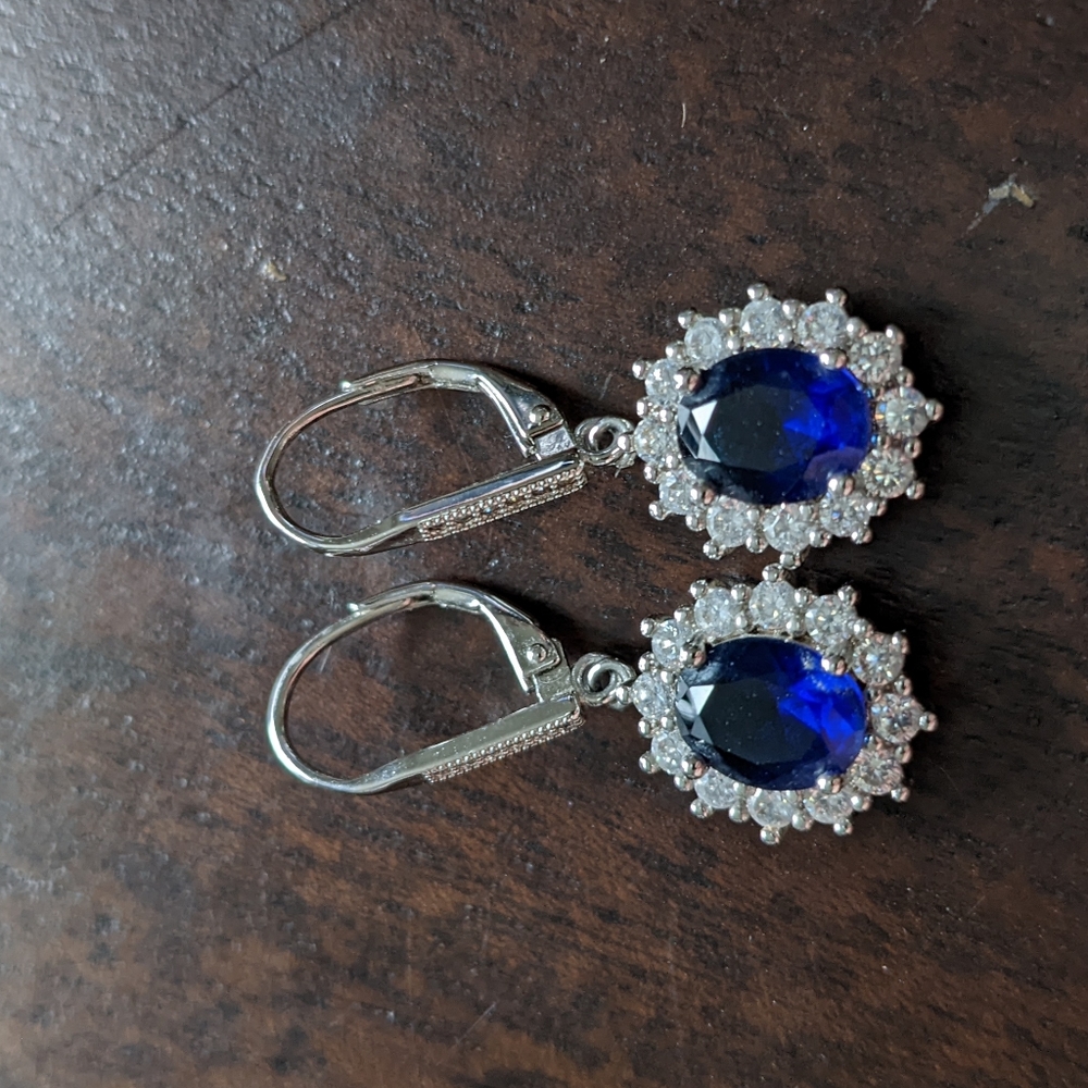 Sapphire earrings